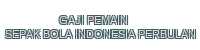 gaji pemain sepak bola indonesia perbulan